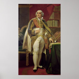 Porträt von Jean-Jacques-Regis de Cambaceres Poster