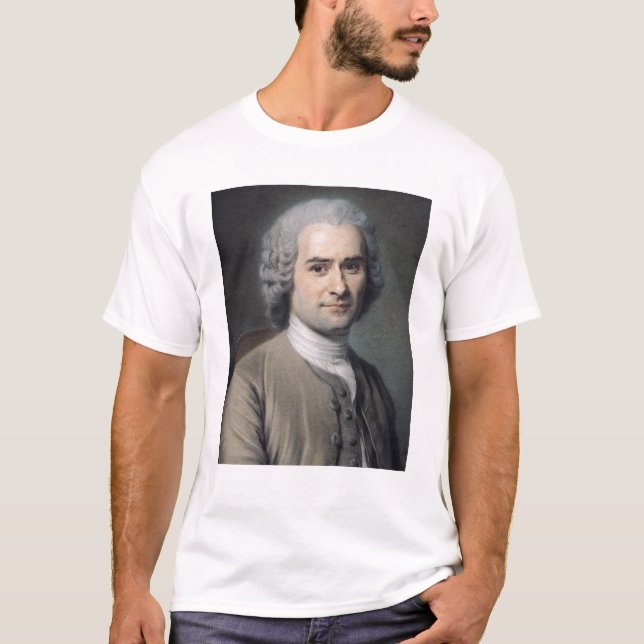 Porträt von Jean-jacques Rousseau T-Shirt (Vorderseite)