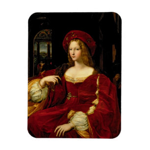 Porträt von Jeanne von Ehefrau Aragoniens Magnet
