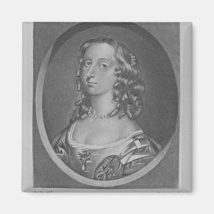 Porträt von Jemima Gräfin des Sandwiches Magnet