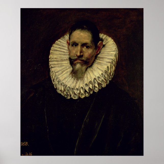 Porträt von Jeronimo de Cevallos, c.1610 Poster (Vorne)