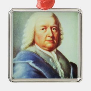 Porträt von Johann Sebastian Bach Ornament Aus Metall