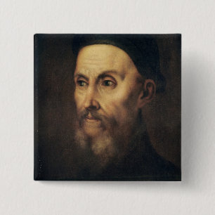 Porträt von Johannes Calvin Button