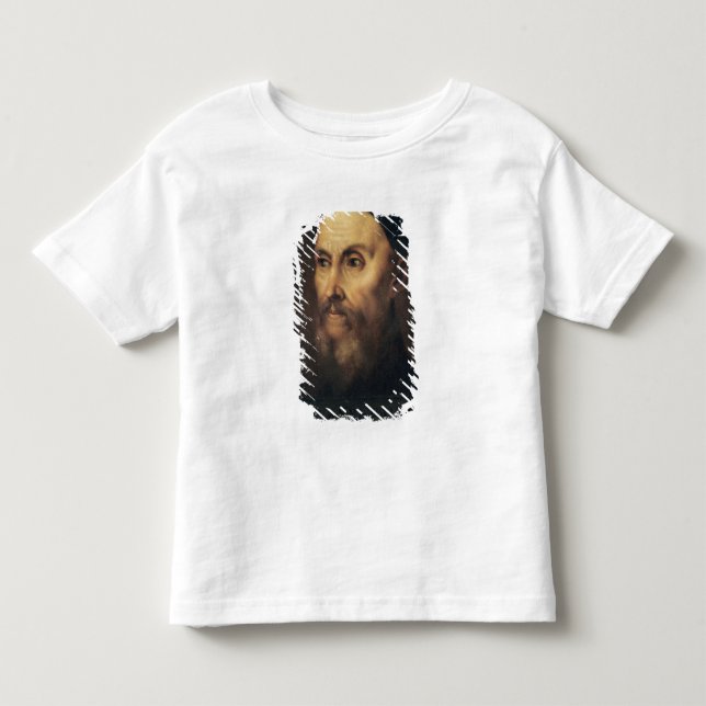 Porträt von Johannes Calvin Kleinkind T-shirt (Vorderseite)