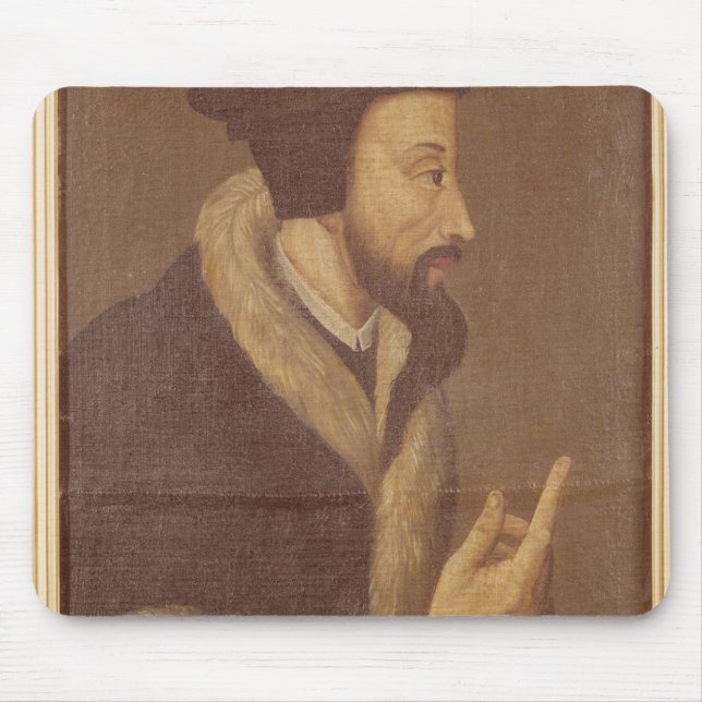 Porträt von Johannes Calvin Mousepad (Vorne)