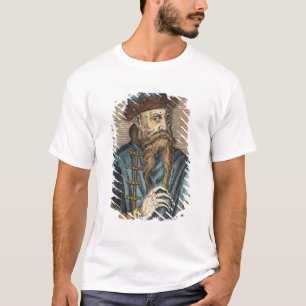 Porträt von Johannes Gutenberg 2 T-Shirt