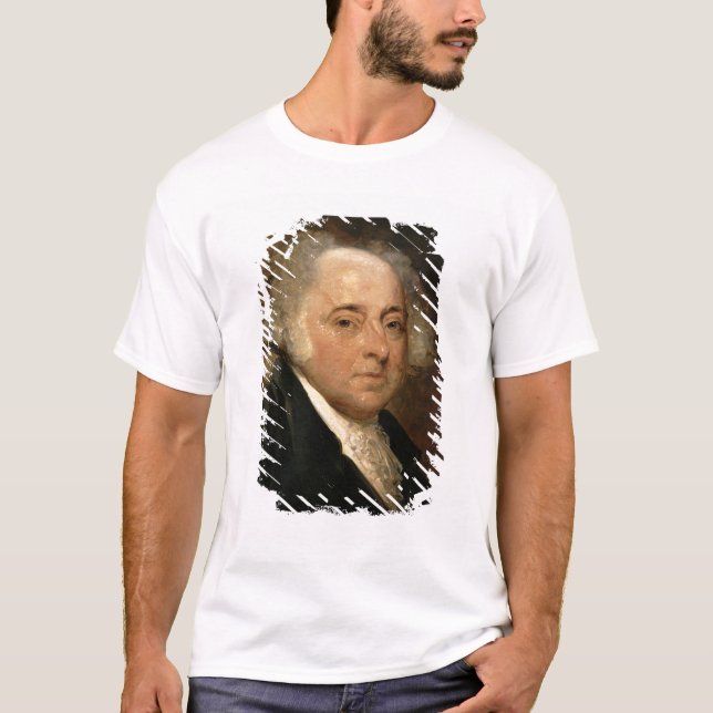 Porträt von John Adams T-Shirt (Vorderseite)