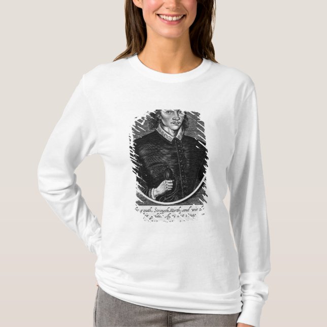 Porträt von John Donne T-Shirt (Vorderseite)