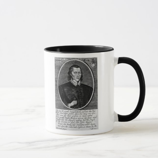Porträt von John Donne Tasse (Rechts)