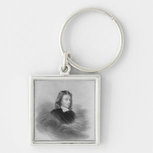 Porträt von John Milton (1608-74) graviert durch Schlüsselanhänger