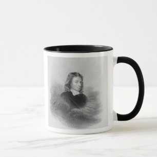 Porträt von John Milton (1608-74) graviert durch Tasse