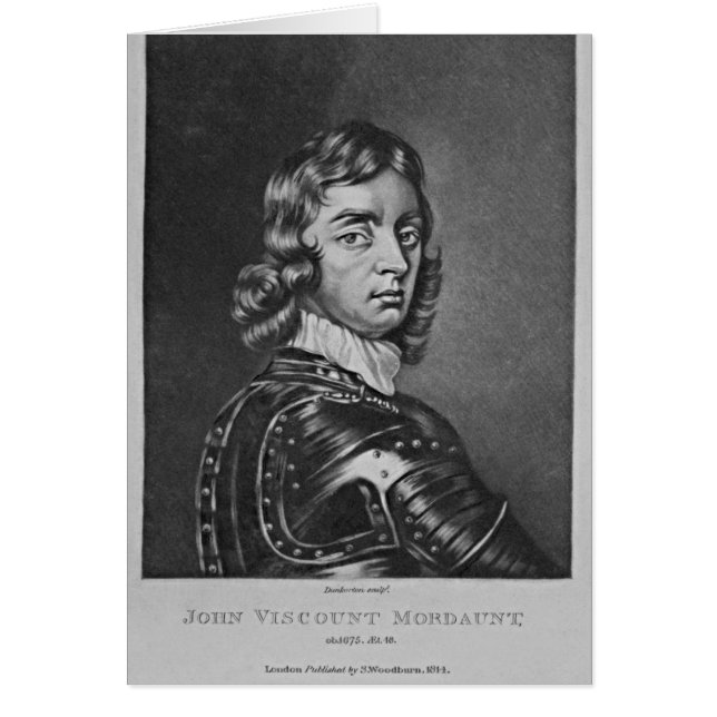 Porträt von John-Vicomte Mordaunt (Vorne)