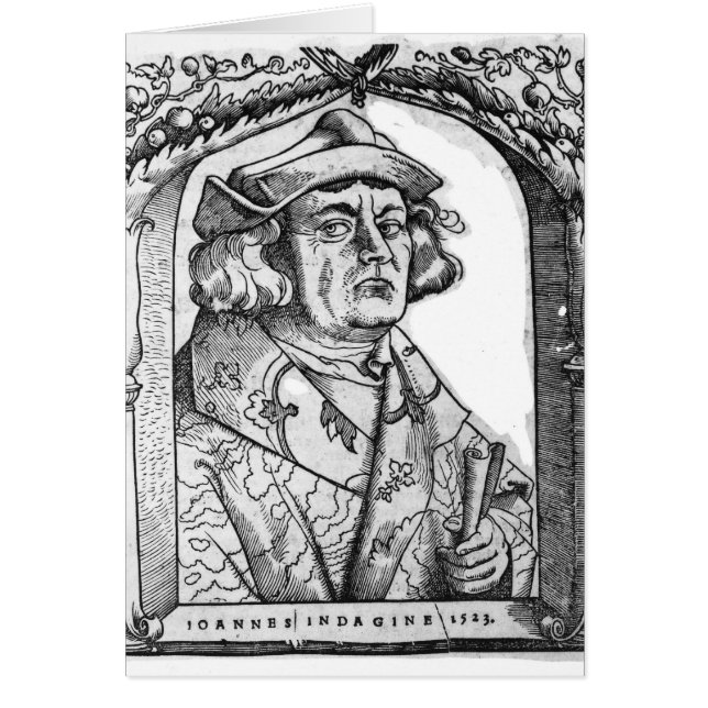 Porträt von John von Indagine (Vorne)