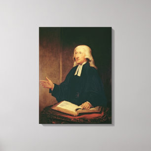 Porträt von John Wesley 1788 Leinwanddruck