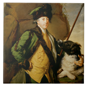 Porträt von John Whetham von Kirklington (1731-81) Fliese