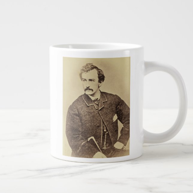 Porträt von John Wilkes Booth| 1861-65 Jumbo-Tasse (Rechts)