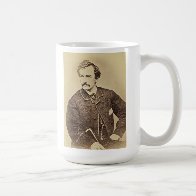 Porträt von John Wilkes Booth | 1861-65 Kaffeetasse (Rechts)
