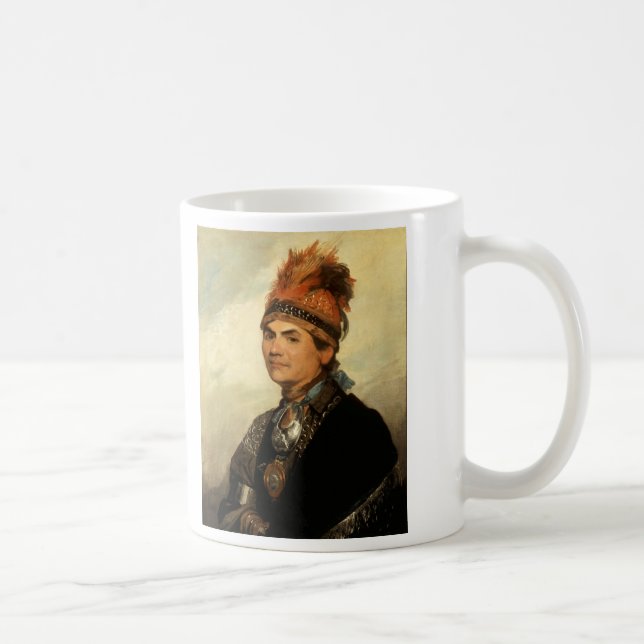Porträt von Joseph Brant durch Gilbert Stuart Kaffeetasse (Rechts)