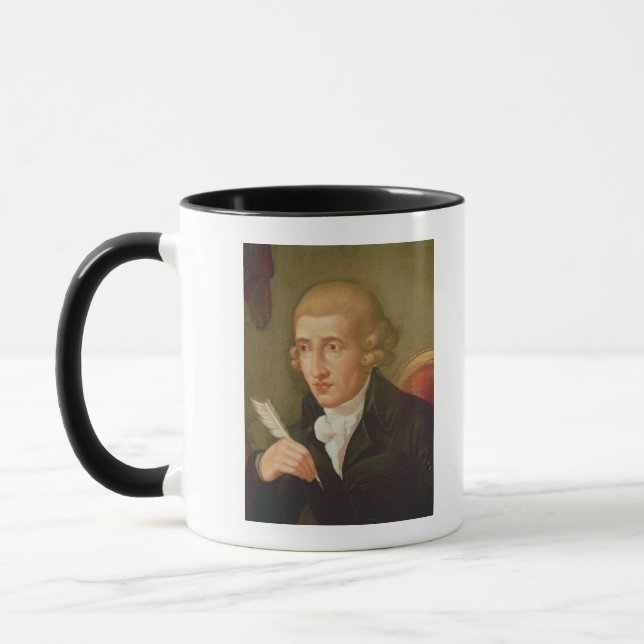 Porträt von Joseph Haydn Tasse (Links)