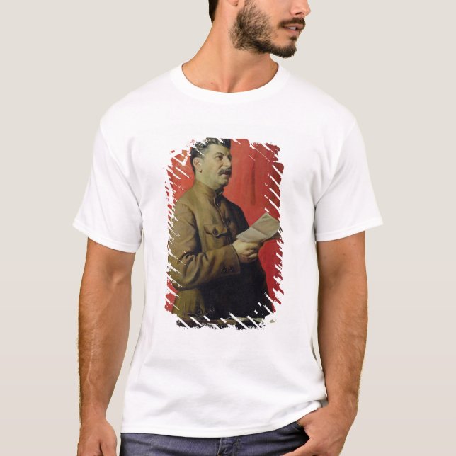Porträt von Josif Stalin, 1933 T-Shirt (Vorderseite)
