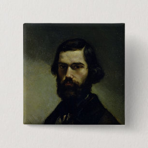 Porträt von Jules Valles c.1861 Button