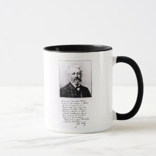 Porträt von Jules Verne Tasse