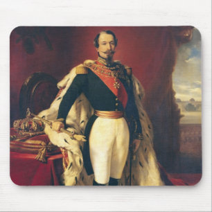 Porträt von Kaiser Napoleon III von Frankreich Mousepad