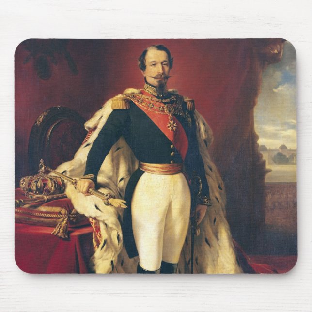 Porträt von Kaiser Napoleon III von Frankreich Mousepad (Vorne)