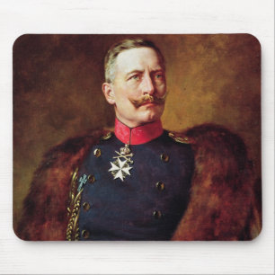 Porträt von Kaiser Wilhelm Ii Mousepad