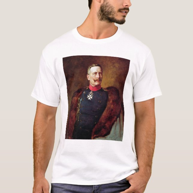 Porträt von Kaiser Wilhelm Ii T-Shirt (Vorderseite)