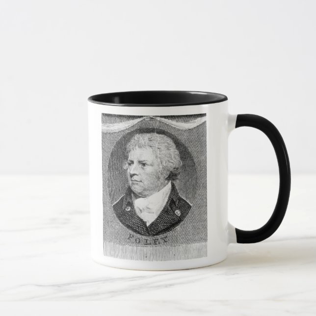 Porträt von Kapitän Thomas Foley Tasse (Rechts)