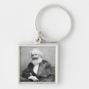 Porträt von Karl Marx Schlüsselanhänger