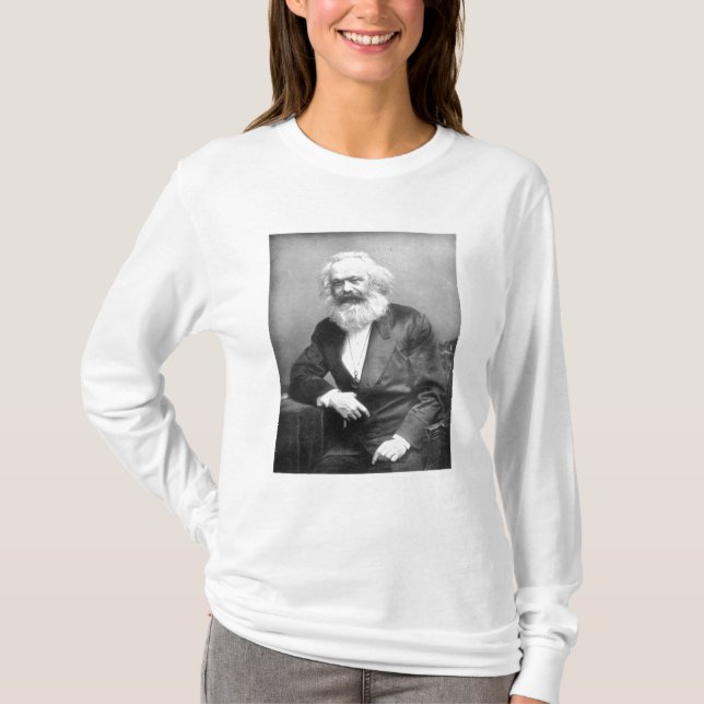 Porträt von Karl Marx T-Shirt (Vorderseite)