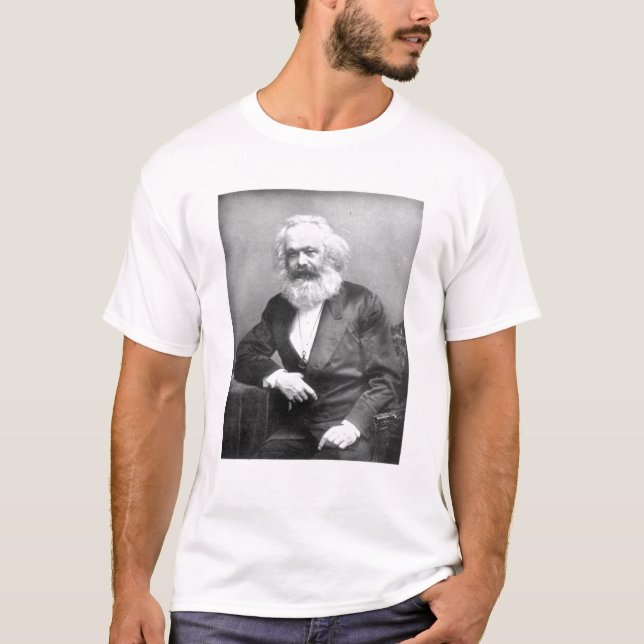 Porträt von Karl Marx T-Shirt (Vorderseite)