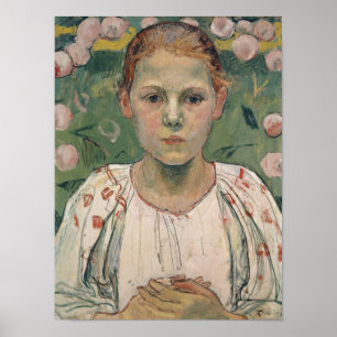 Porträt von Kathe von Bach   im Garten Poster