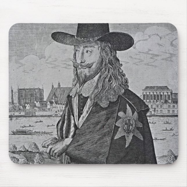 Porträt von König Charles I Mousepad (Vorne)