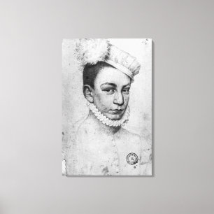 Porträt von König Charles IX von Frankreich, 156 Leinwanddruck