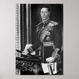 Porträt von König Georg VI. von England - circa 19 Poster