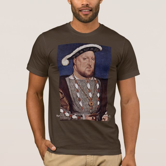 Porträt von König Henry Viii von England T-Shirt (Vorderseite)