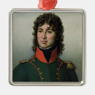 Porträt von König Joachim-Murat von Neapel Silbernes Ornament