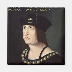 Porträt von König Louis-XII von Frankreich Magnet