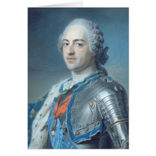 Porträt von König Louis XV 1748 (Vorne)
