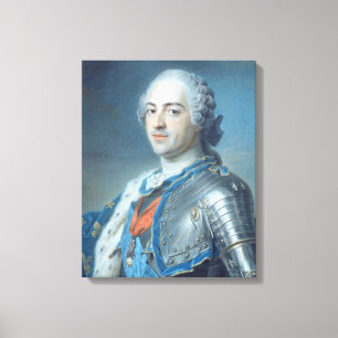 Porträt von König Louis XV 1748 Leinwanddruck