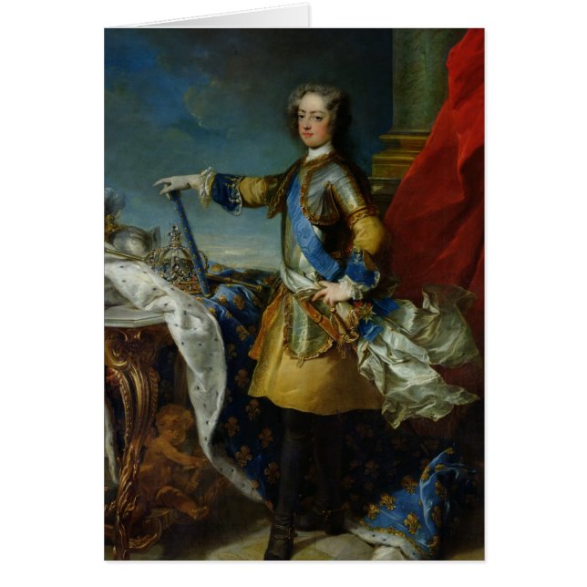 Porträt von König Louis-XV von Frankreich, c.1727 (Vorne)
