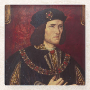 Porträt von König Richard III Glasuntersetzer