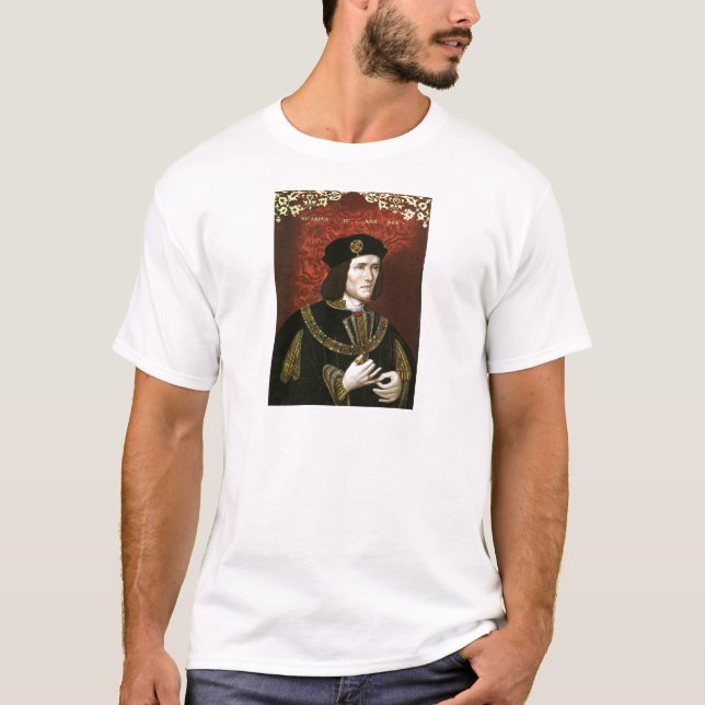 Porträt von König Richard III T-Shirt (Vorderseite)