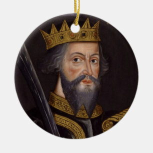 Porträt von König William I The Conqueror Keramikornament