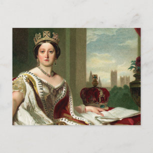 Porträt von Königin Victoria Postkarte