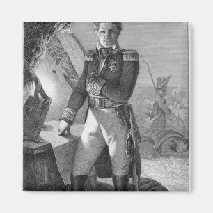 Porträt von Laurent de Gouvion Heilig-Cyr Magnet