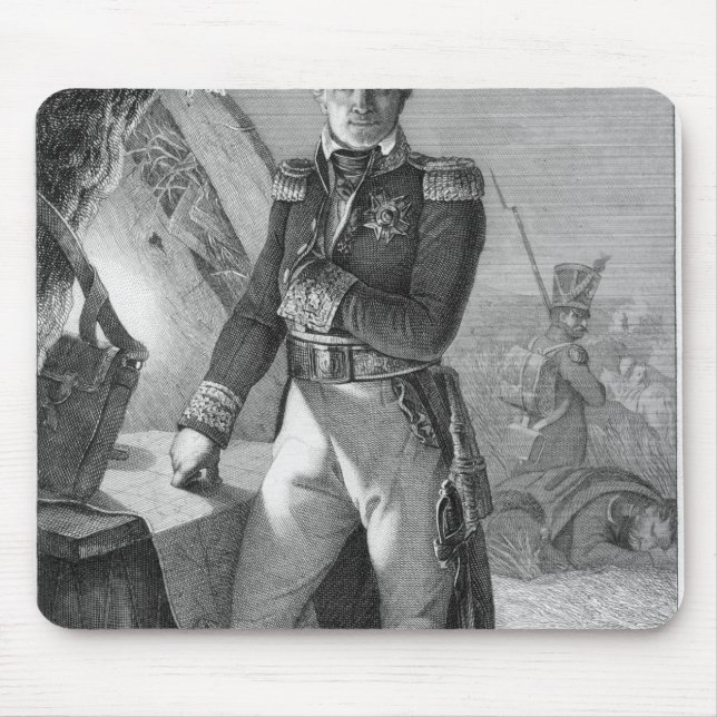 Porträt von Laurent de Gouvion Heilig-Cyr Mousepad (Vorne)